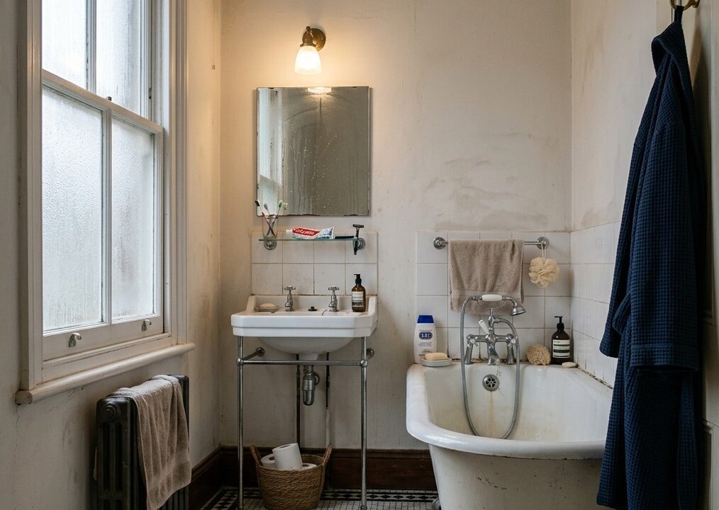 How to Remove Black Mould from Bathroom Sealant in Victorian Flats Without Complete Regrouting